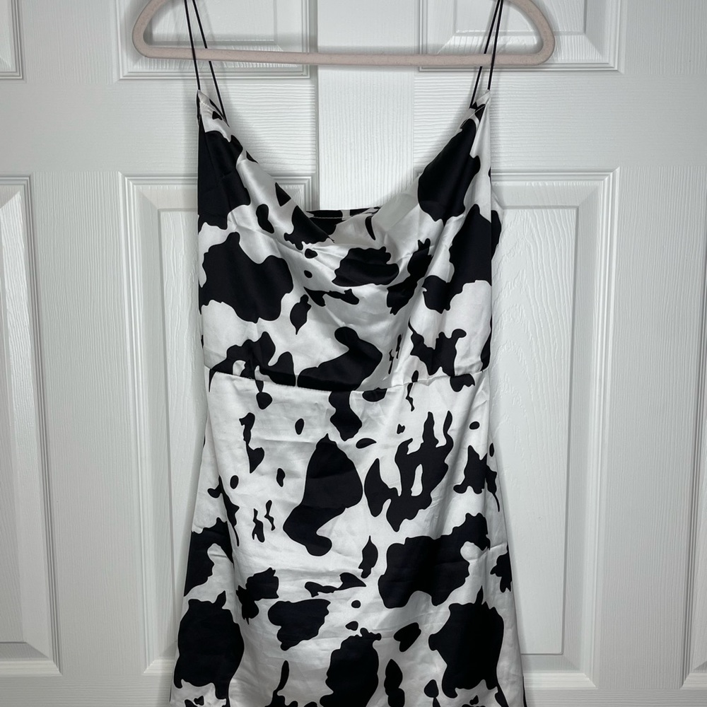 Mini Cow print dress